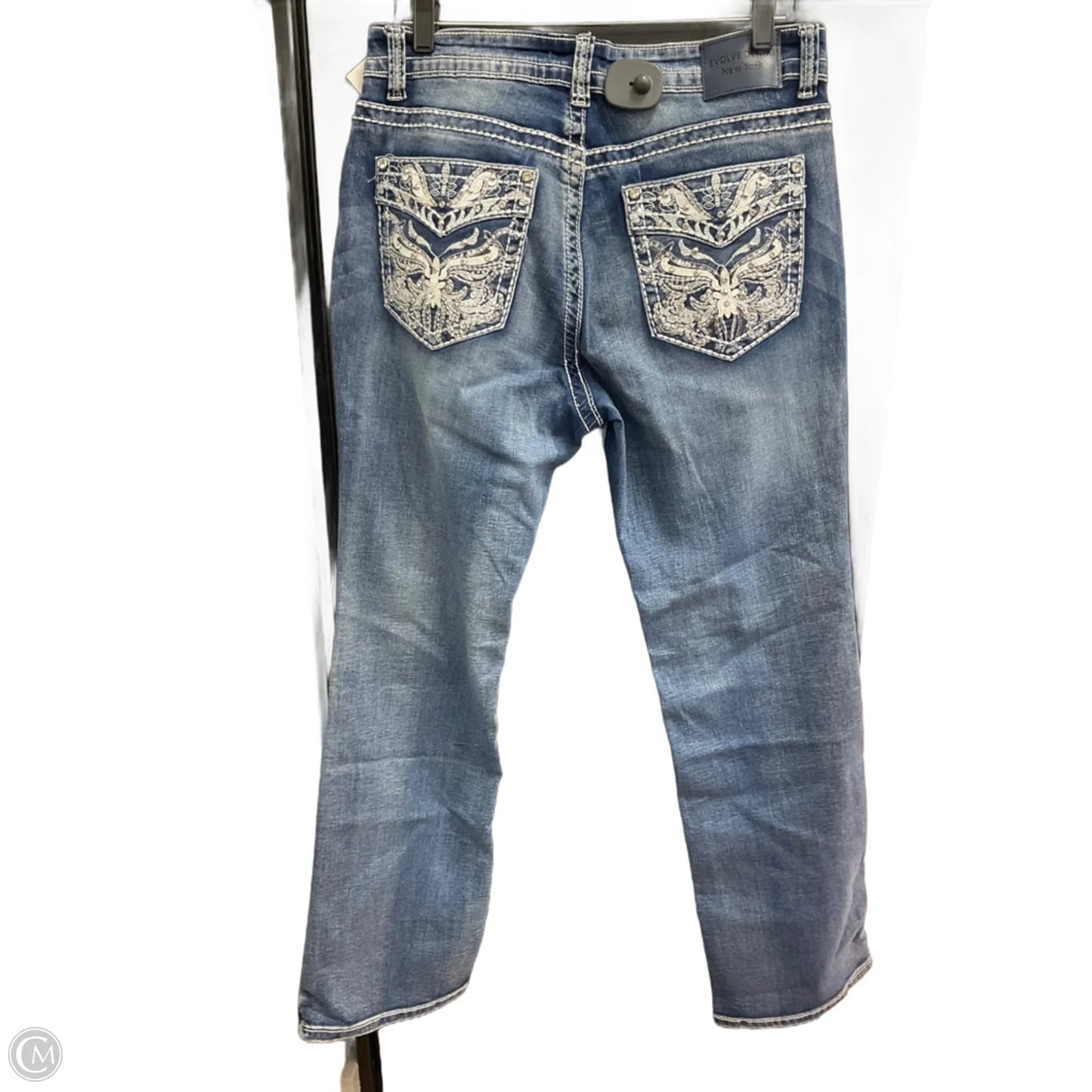 Jeans Boot Cut By Clothes Mentor In Blue Denim, Size: 12