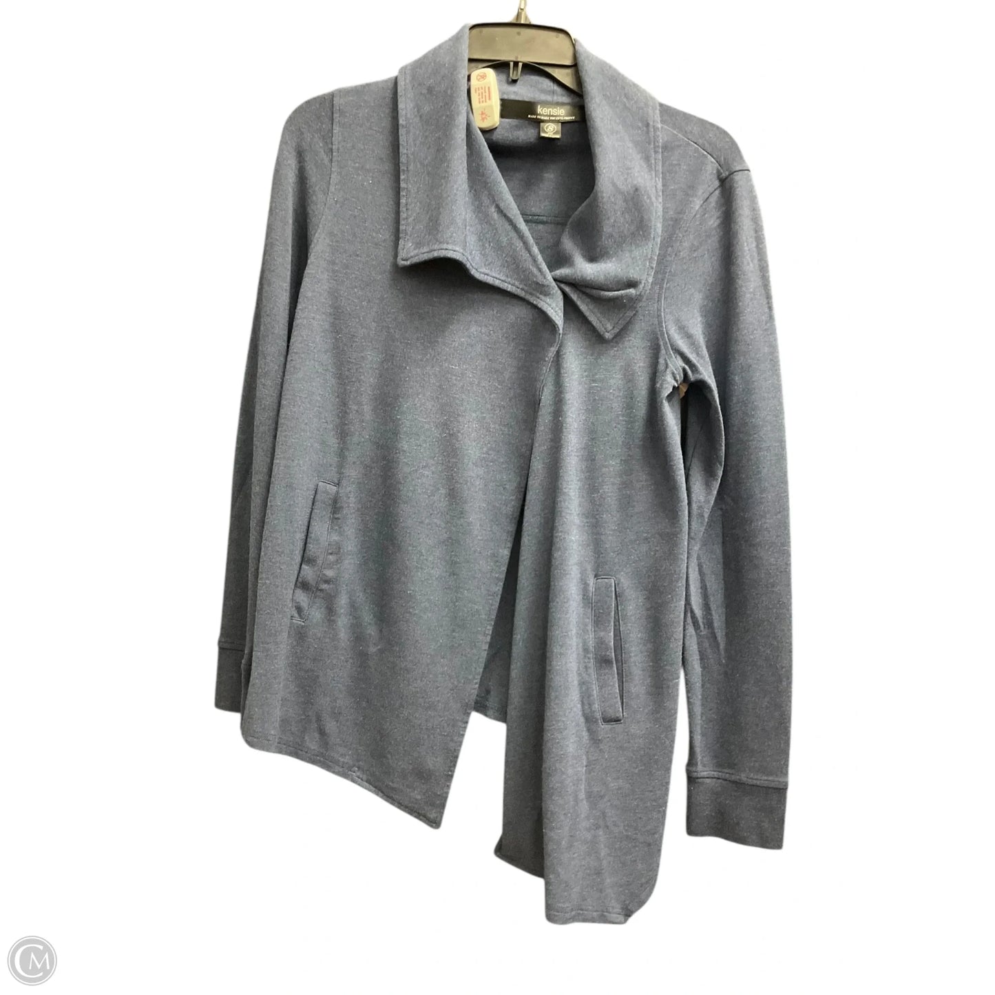 Cardigan By Kensie In Blue & Brown, Size: S