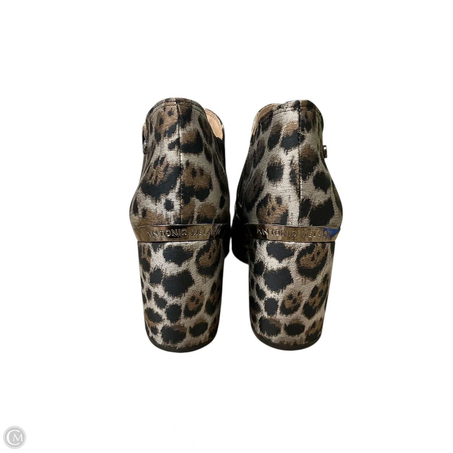 Boots Ankle Heels By Antonio Melani In Animal Print, Size: 7