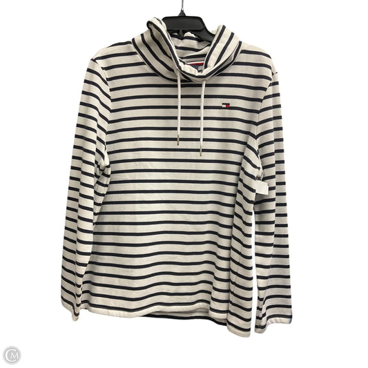 Top Long Sleeve By Tommy Hilfiger In Striped Pattern, Size: L