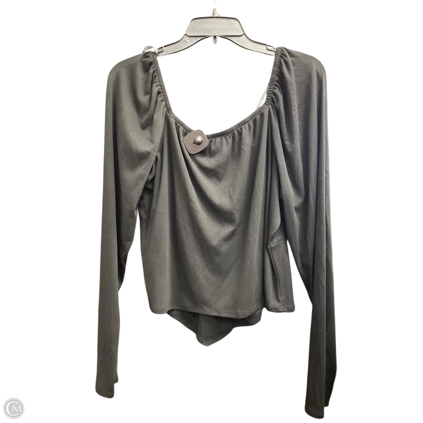 Top Long Sleeve By Arula In Black, Size: 1x