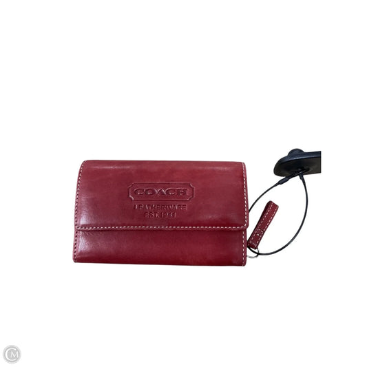 Wallet Designer By Coach, Size: Small