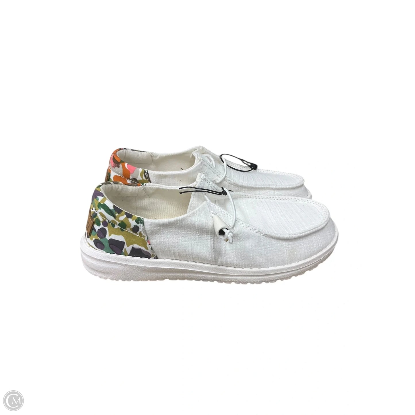 Shoes Flats By Hey Dude In White, Size: 6