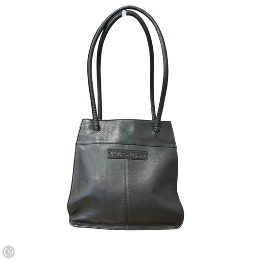 Handbag Leather By Fossil, Size: Medium