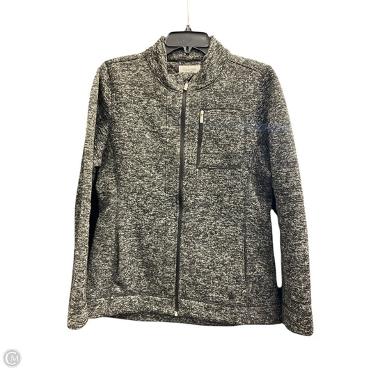 Athletic Jacket By Calvin Klein Performance In Black, Size: L