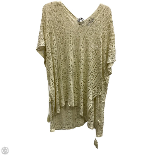 Poncho By Cmf In Cream, Size: Osfm