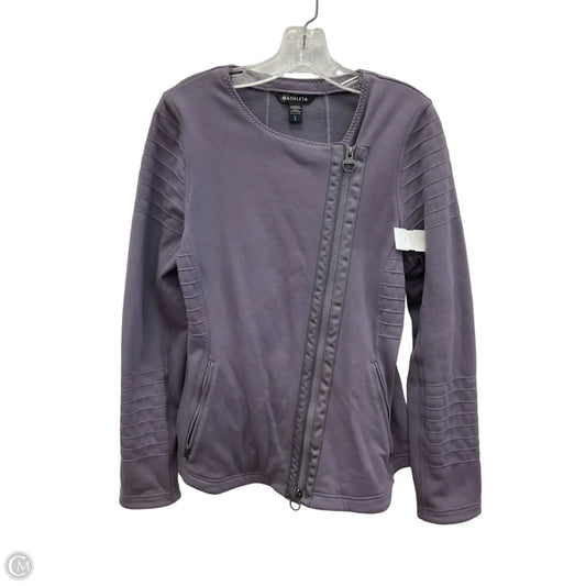 Athletic Jacket By Athleta In Purple, Size: L
