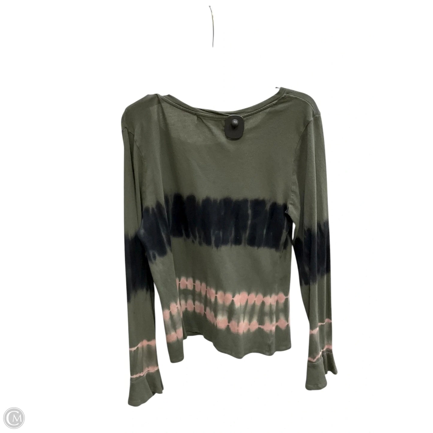 Top Long Sleeve By Dolan Left Coast In Tie Dye Print, Size: Xl