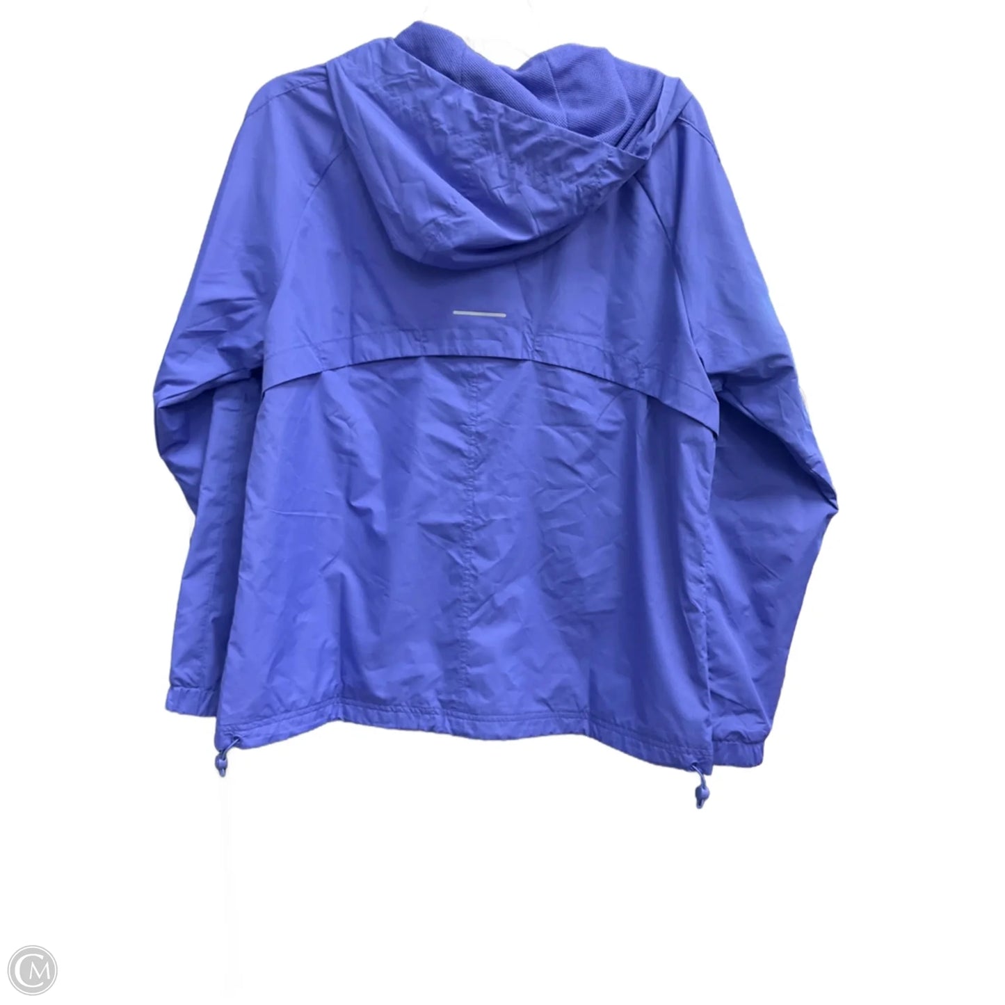 Athletic Jacket By Asics In Purple, Size: M