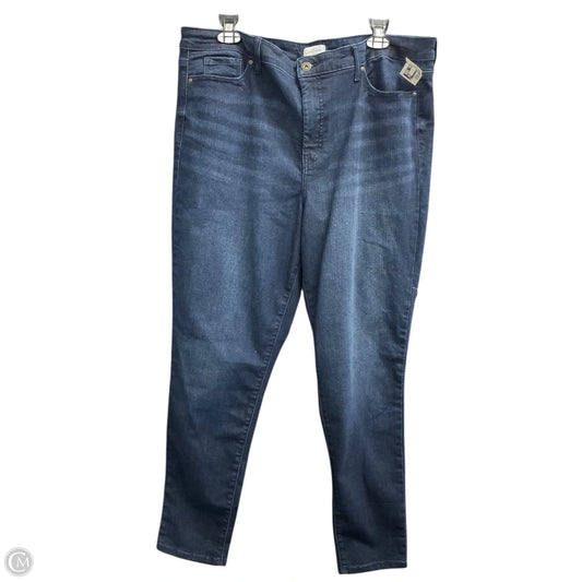 Jeans Straight By Jessica Simpson In Blue Denim, Size: 16