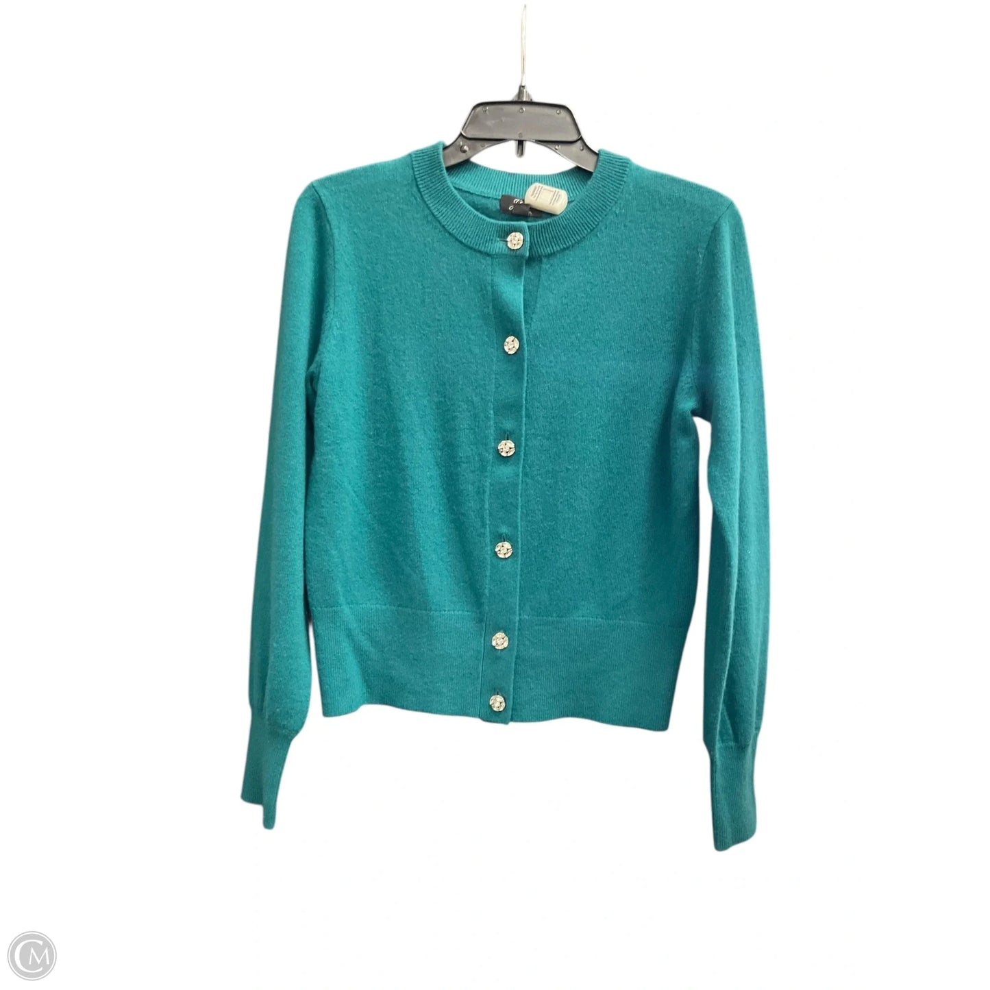 Cardigan By J. Crew In Teal, Size: S
