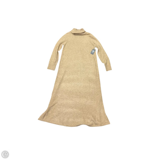 Dress Sweater By Vince Camuto In Beige, Size: L