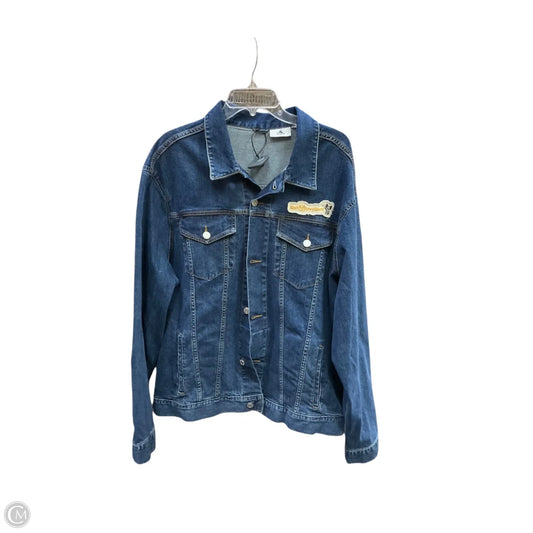 Jacket Denim By Disney In Blue Denim, Size: Xl