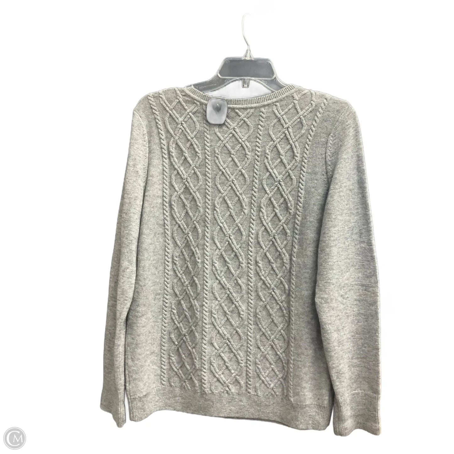Top Long Sleeve By Talbots In Grey, Size: M