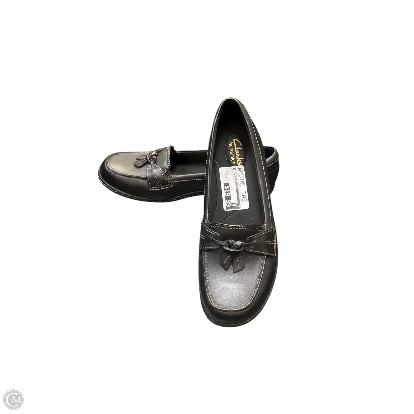 Shoes Flats By Clarks In Black, Size: 7.5