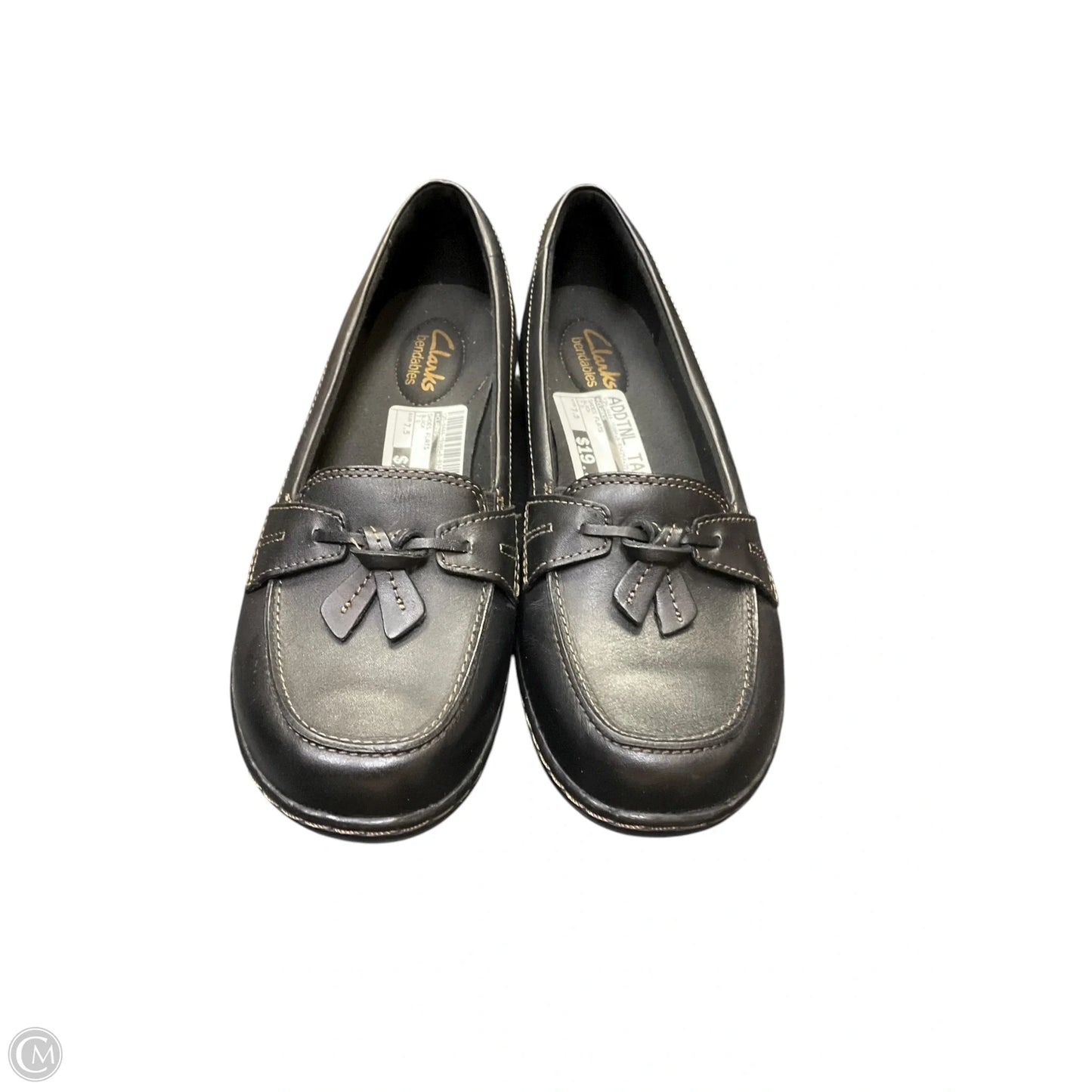 Shoes Flats By Clarks In Black, Size: 7.5