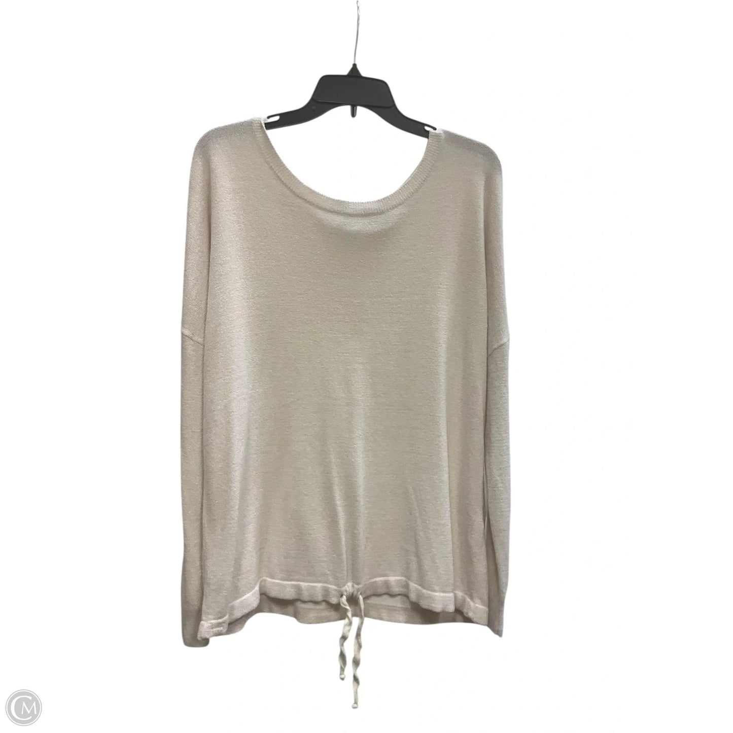 Top Long Sleeve By Barefoot Dreams In Cream, Size: L