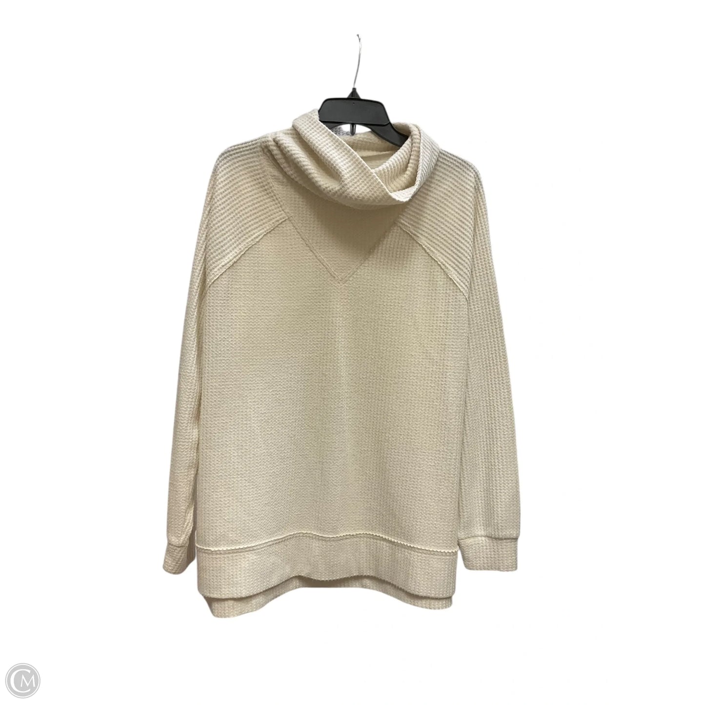 Top Long Sleeve By Lou And Grey In Cream, Size: L