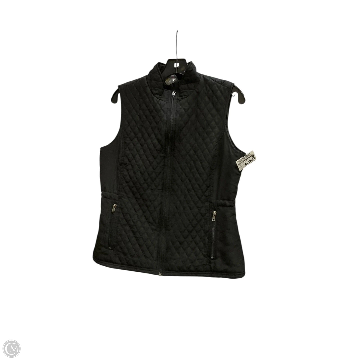Vest Puffer & Quilted By Relativity In Black, Size: M
