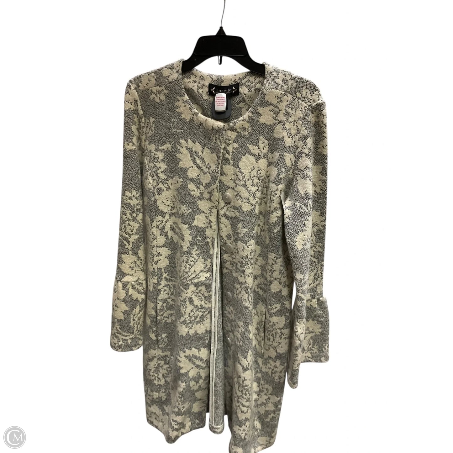 Coat Peacoat By Nanette By Nanette Lepore In Floral Print, Size: M