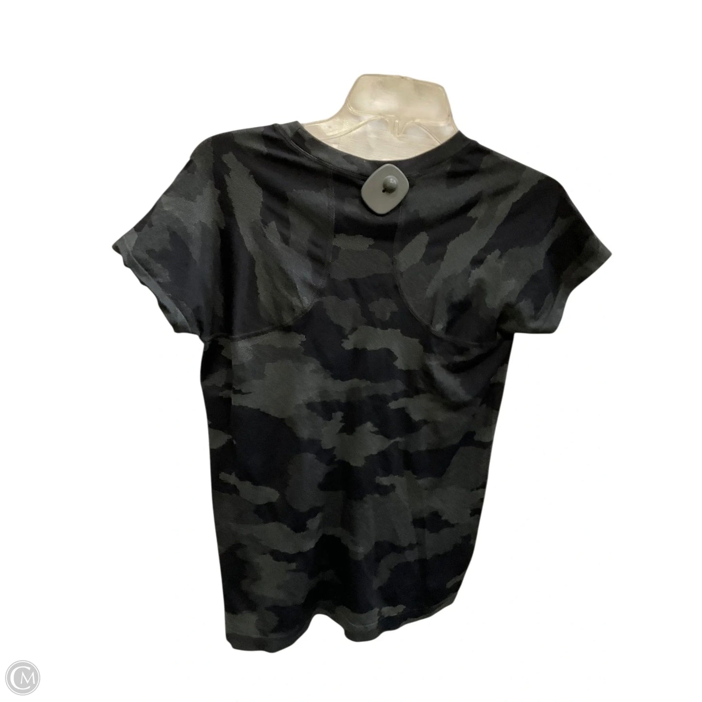 Athletic Top Short Sleeve By Athleta In Camouflage Print, Size: M