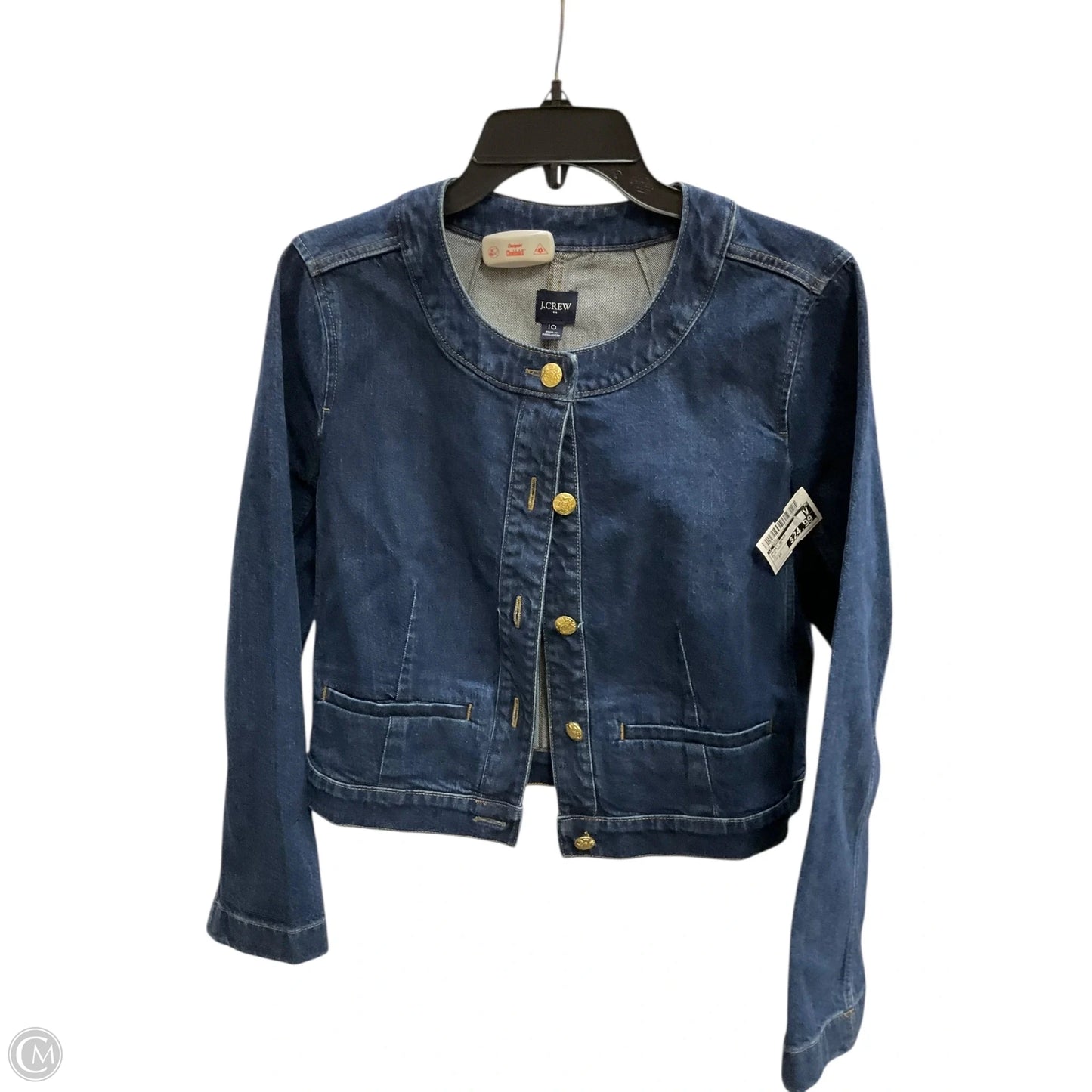 Jacket Denim By J. Crew In Blue Denim, Size: 10