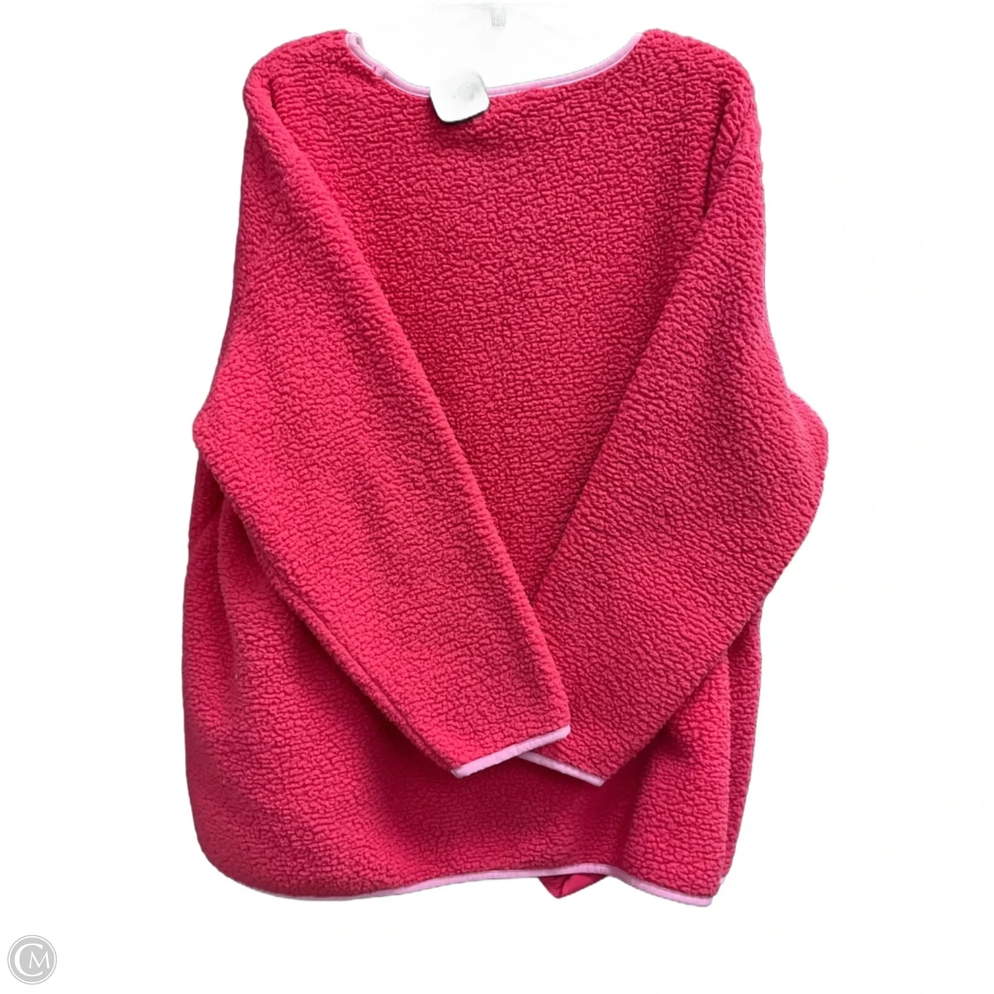 Sweatshirt Crewneck By Lands End In Pink, Size: 2x