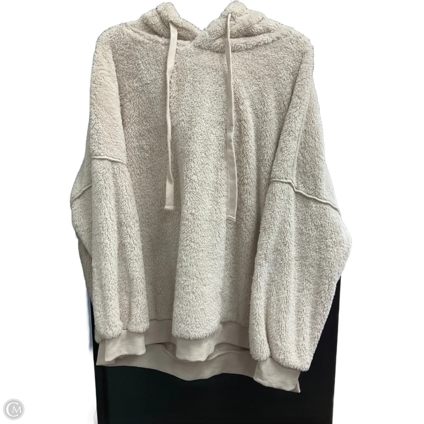 Sweatshirt Hoodie By Wishlist In Cream, Size: M