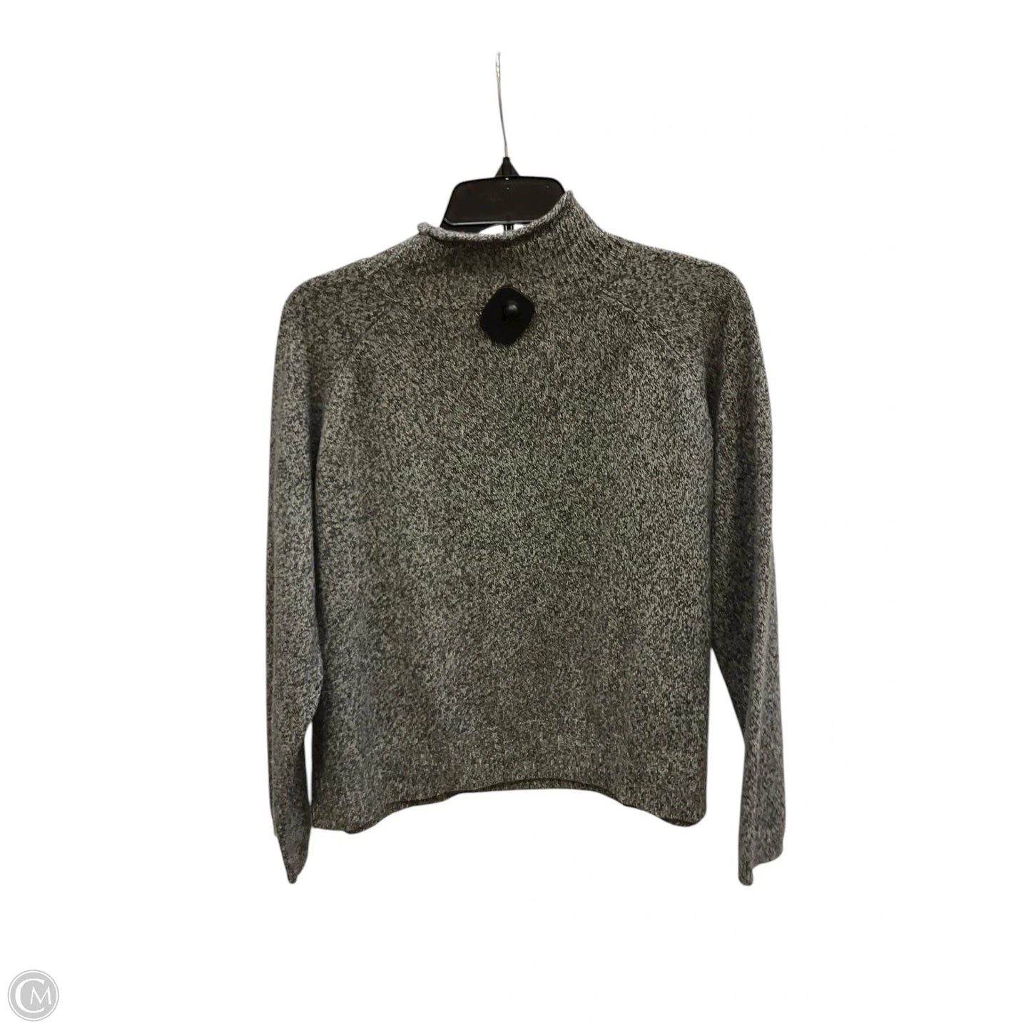 Top Long Sleeve By Bryn Walker In Grey, Size: M