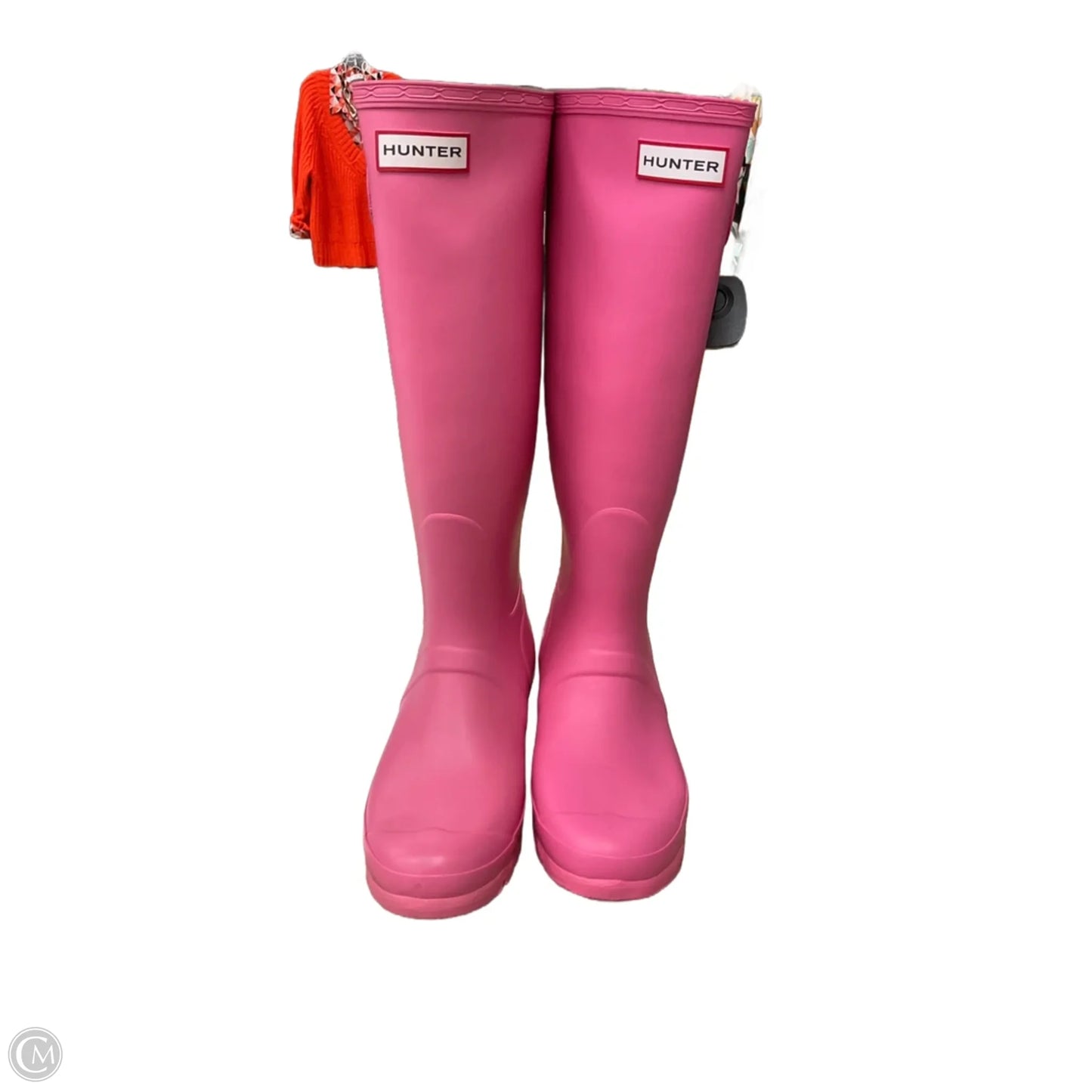 Boots Rain By Hunter In Pink, Size: 9.5