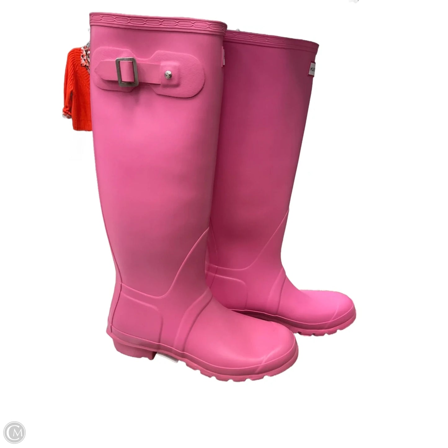 Boots Rain By Hunter In Pink, Size: 9.5