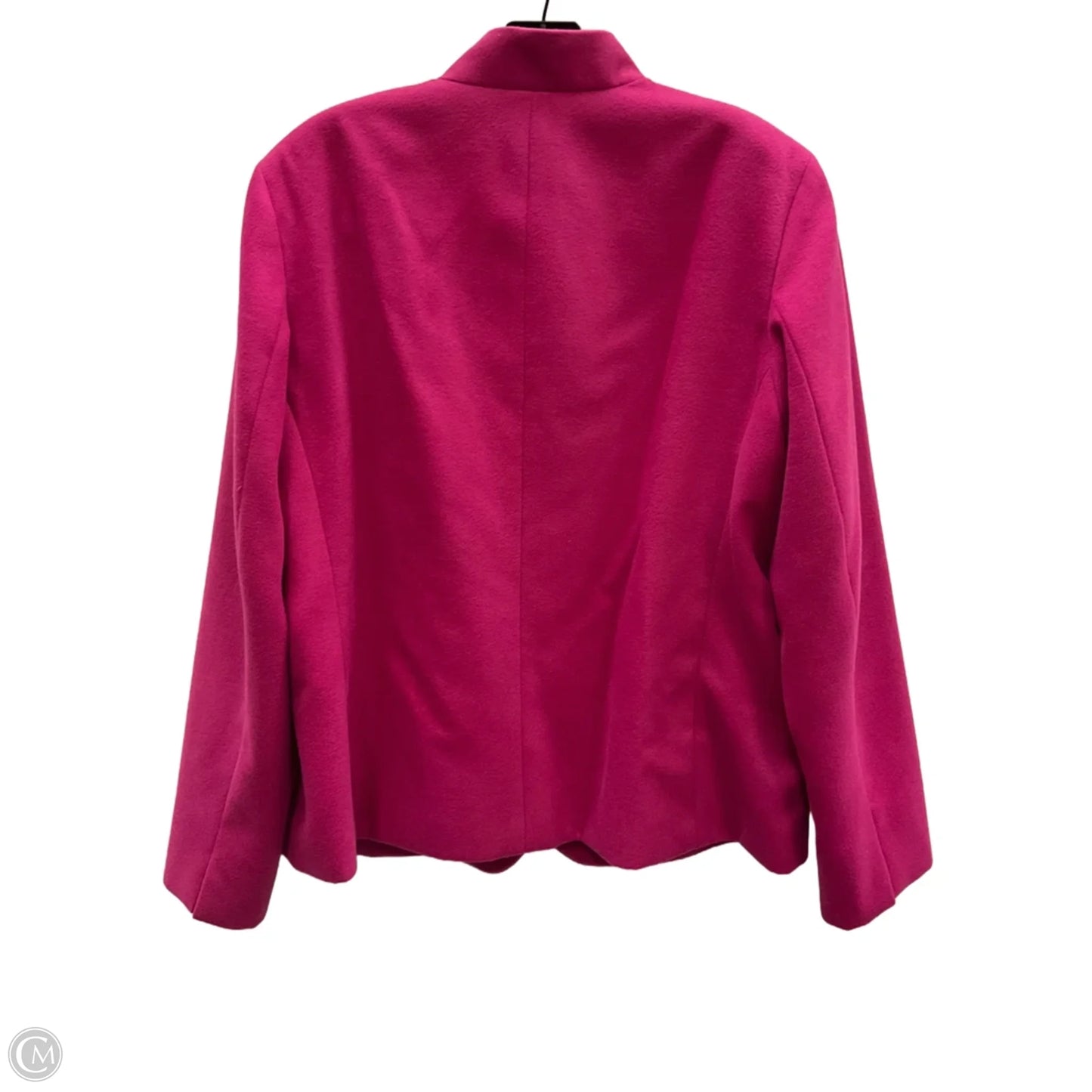 Coat Peacoat By Chicos In Pink, Size: Xl
