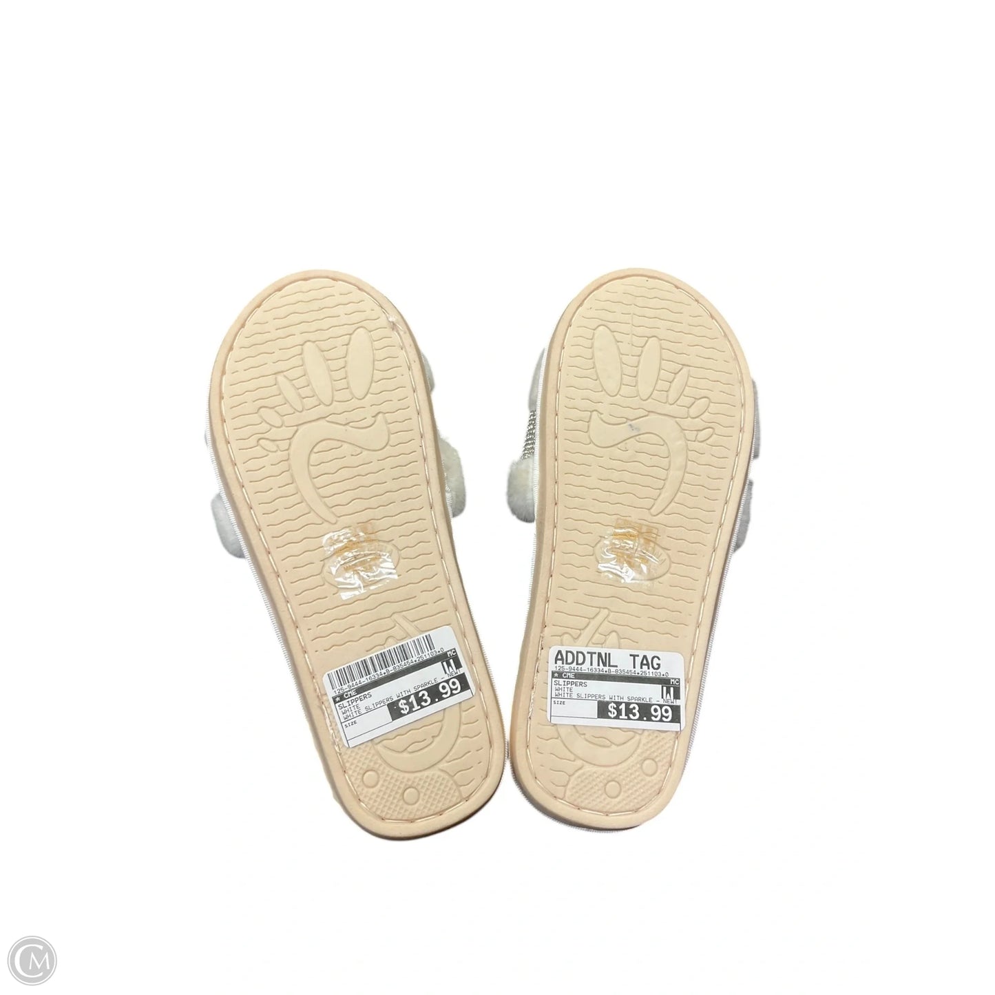 Slippers By Cme In White