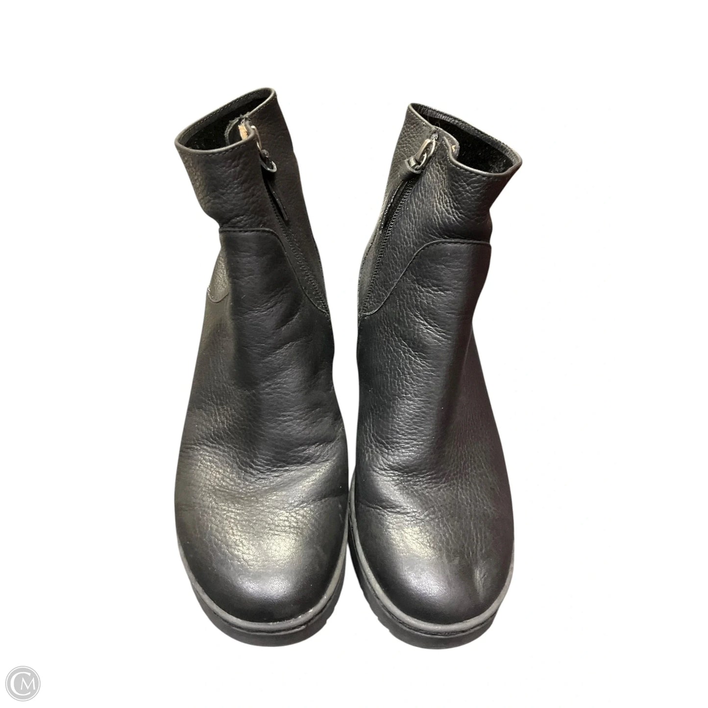 Boots Ankle Heels By Sofft In Black, Size: 8.5