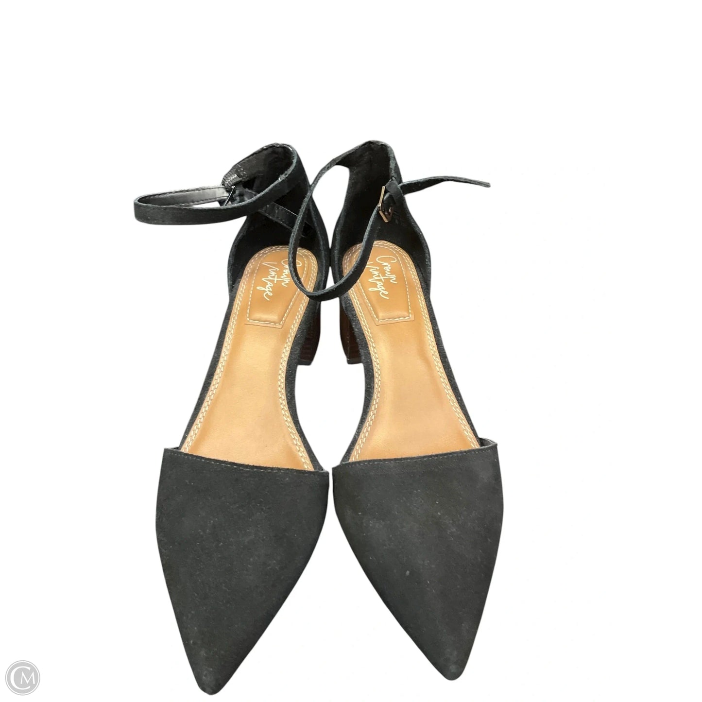 Shoes Heels Kitten By Crown Vintage In Black, Size: 8