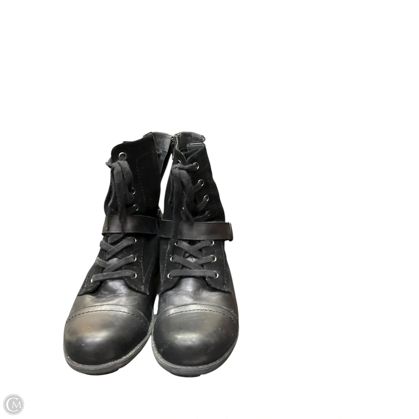 Boots Ankle Flats By Abeo In Black, Size: 10