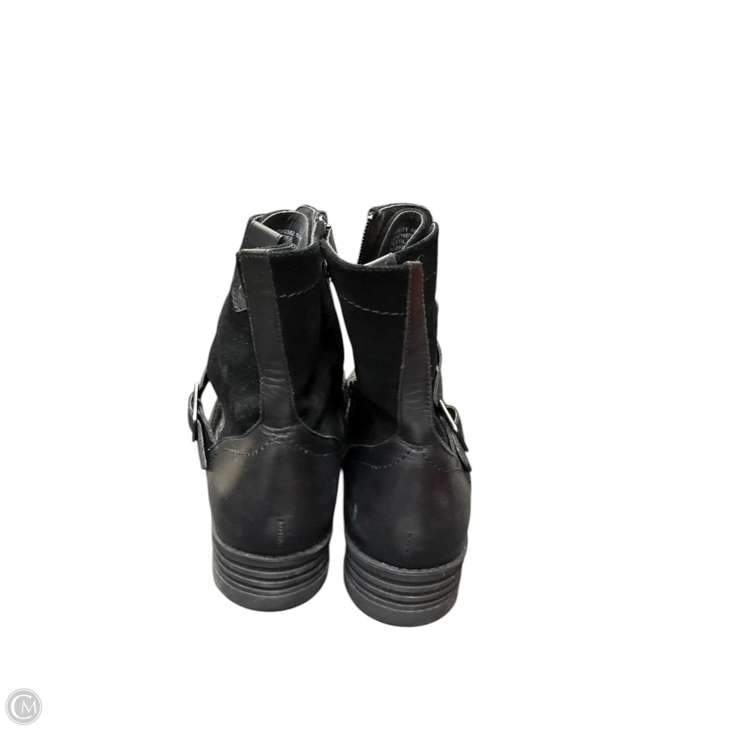 Boots Ankle Flats By Abeo In Black, Size: 10