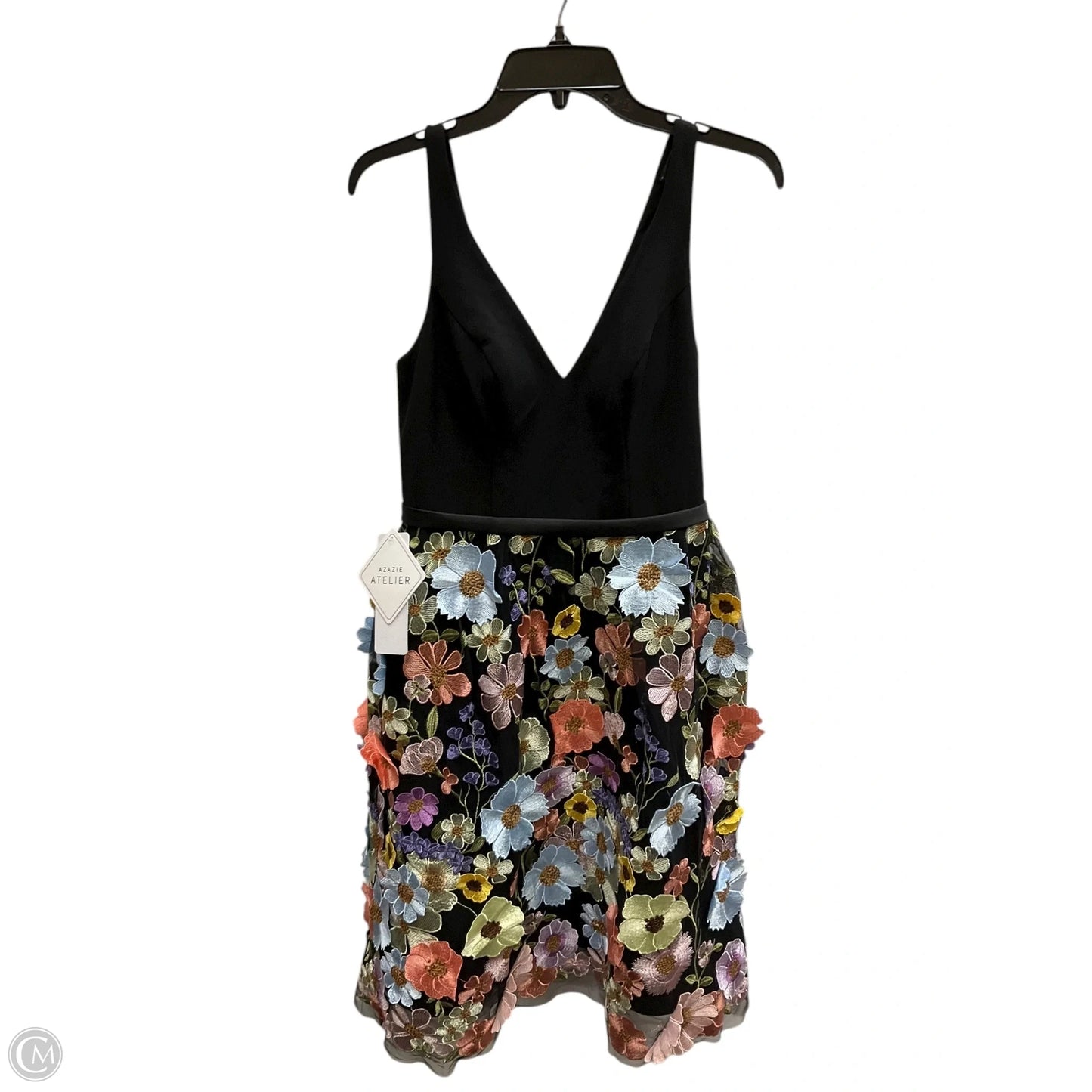 Dress Party Midi By Clothes Mentor In Black, Size: 6