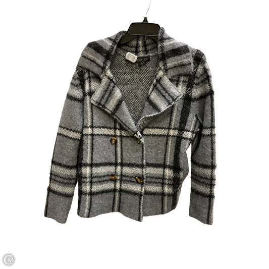 Cardigan By Rachel Zoe In Plaid Pattern, Size: S