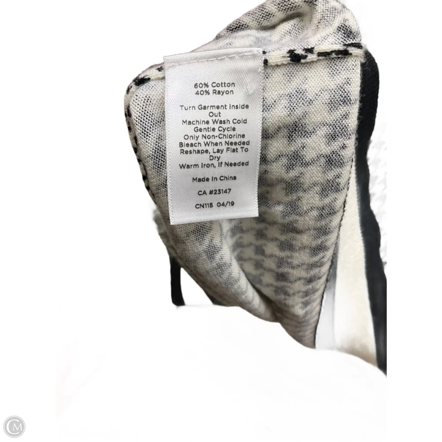 Cardigan By Talbots In Checkered Pattern, Size: 2x