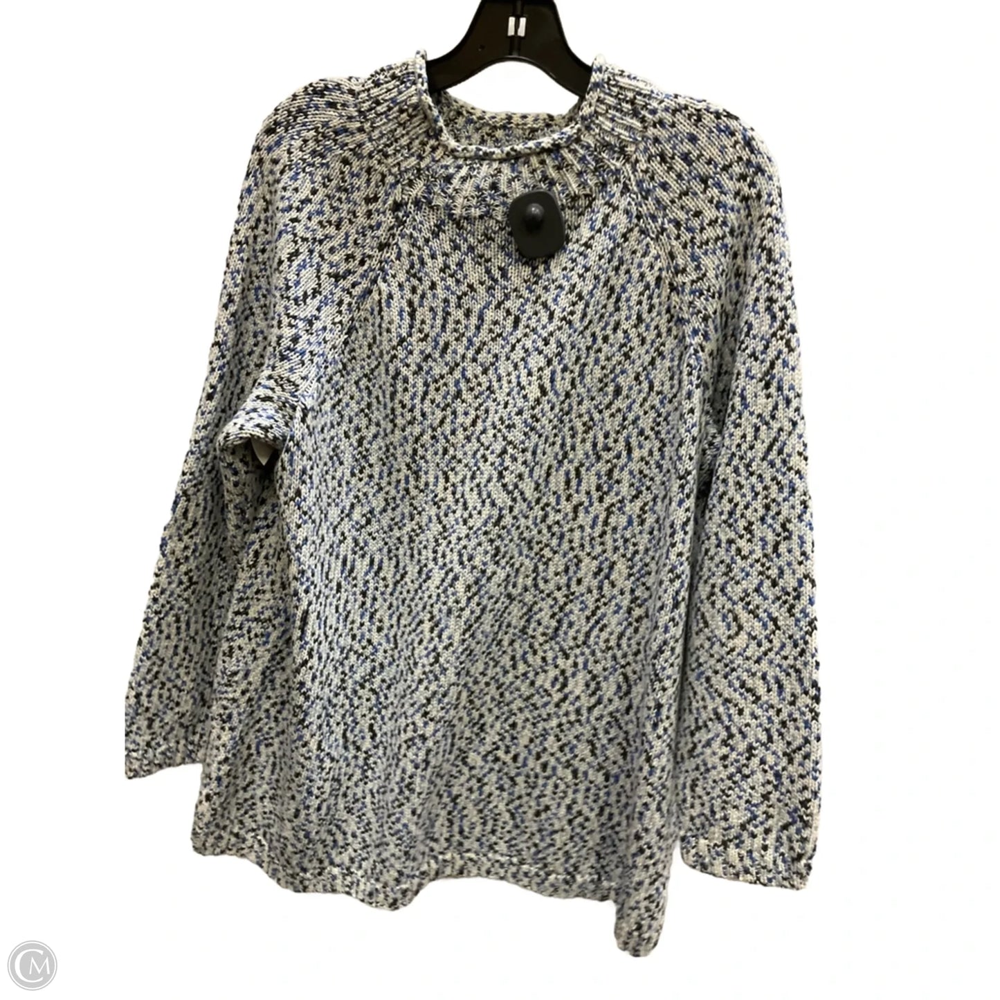 Top Long Sleeve By Talbots In Blue, Size: 2x