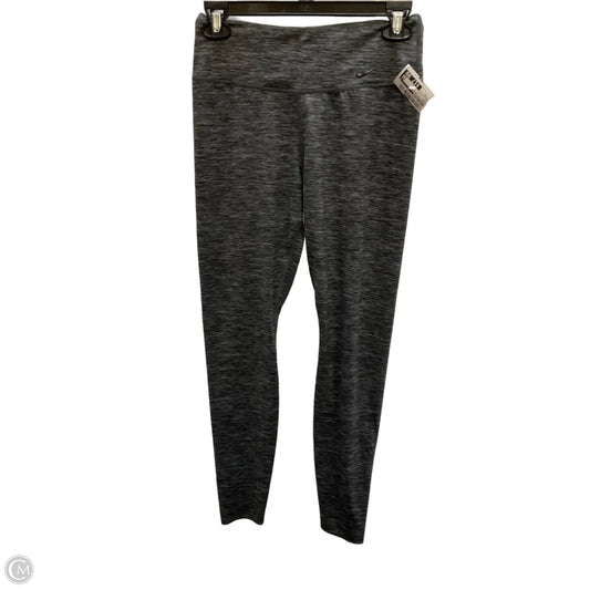 Athletic Leggings By Nike Apparel In Grey, Size: M