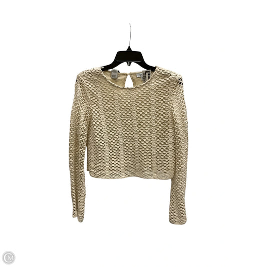 Top Long Sleeve By Lucy Paris In Beige, Size: M