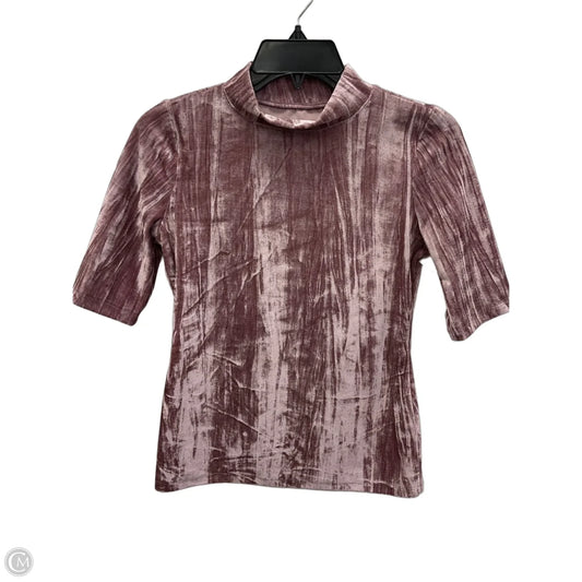 Top Short Sleeve By Pilcro In Mauve, Size: Xs