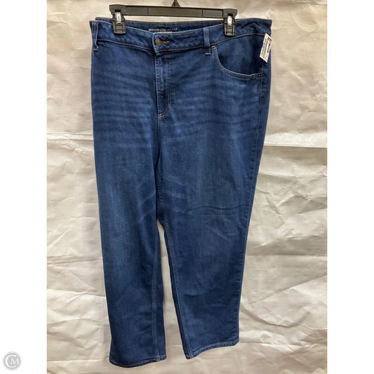 Jeans Boyfriend By Chicos In Blue Denim, Size: 20