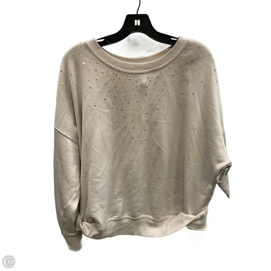 Sweatshirt Crewneck By Maurices In Beige, Size: Xl
