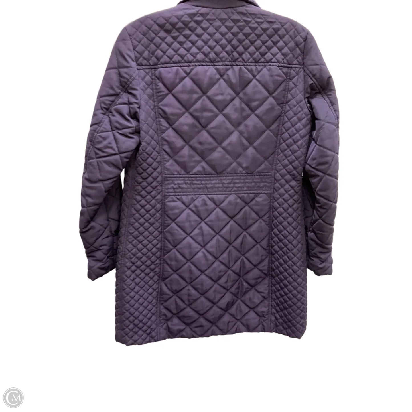 Coat Puffer & Quilted By Lands End In Purple, Size: 2p
