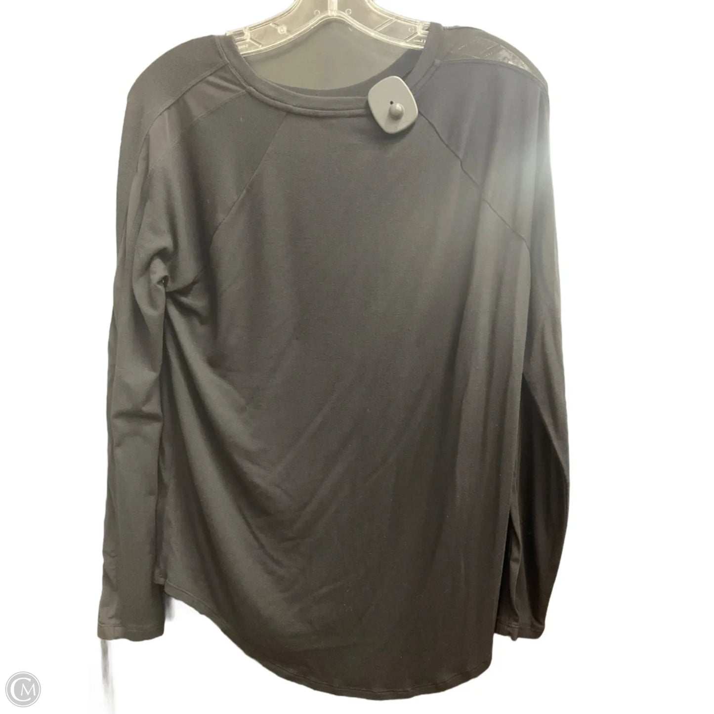 Athletic Top Long Sleeve Crewneck By Athleta In Black, Size: S