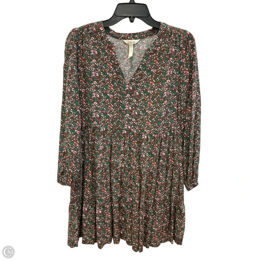 Dress Casual Short By Matilda Jane In Floral Print, Size: S