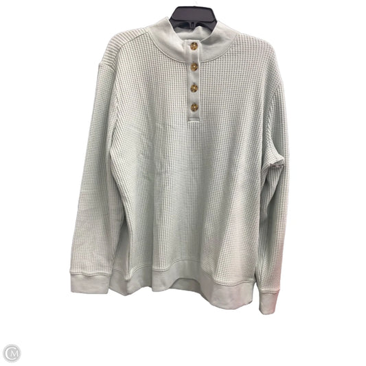 Top Long Sleeve By Lands End In Green, Size: Xl